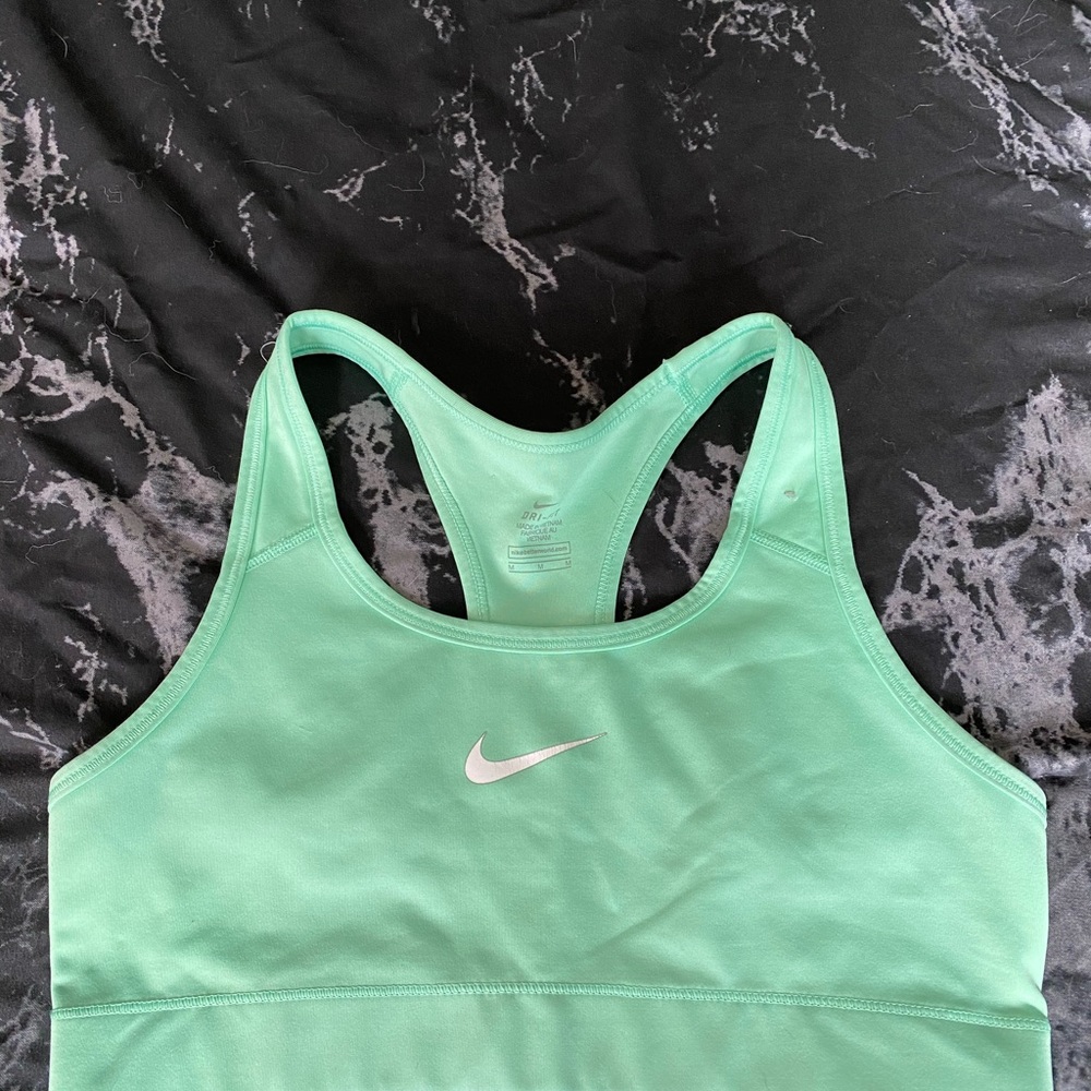 Mint Green Nike Sports Bra